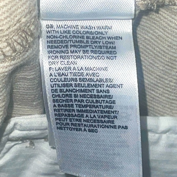 Women’s The North Face Linen Shorts Drawstring and Button Fly Striped Size 8 - Picture 6 of 10